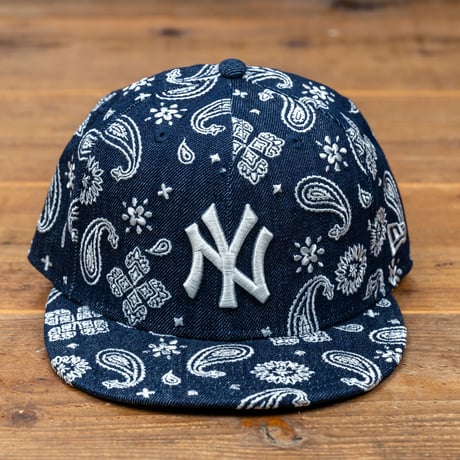 NEW ERA・ニューエラ　NEW ERA/ニューエラ エンブロイダリー ニューヨーク・ヤンキース（デニムペイズリー）