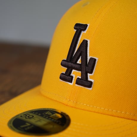 NEW ERA・ニューエラ　LP 59FIFTY MLB Color Variation ロサンゼルス・ドジャース Aゴールド