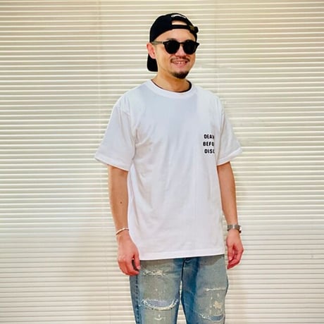 DE SINGSMAN　Death Before Disco Tee（ホワイト）