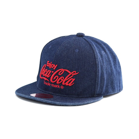 Coca-Cola・コカコーラ　Enjoy Coca-Cola CAP　DENIM/NAVY