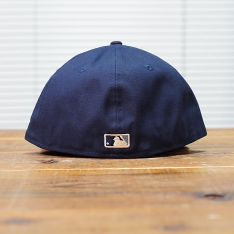 NEWERA・ニューエラ　LP 59FIFTY Duck Canvas ダックキャンバス ニューヨーク・ヤンキース ブラック オーシャンサイドブルーバイザー