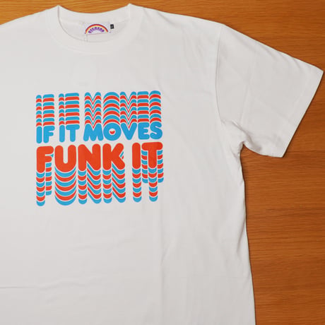 STEREO8 Funk It Tee: White プリント Tシャツ ホワイト XL
