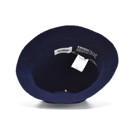 エクストララージ XLARGE x KANGOL BERMUDA HAT NAVY
