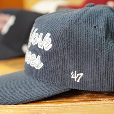 47BRAND ニューヨーク・ヤンキース フォーティーセブン キャップ ’47 ヒッチ HITCH 8w コーデュロイ 帽子 B-CHNSC17EWP-NY