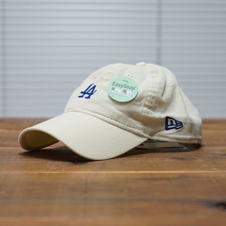NEWERA・ニューエラ　9TWENTY MLB Summer Corduroy ロサンゼルス・ドジャース クロームホワイト