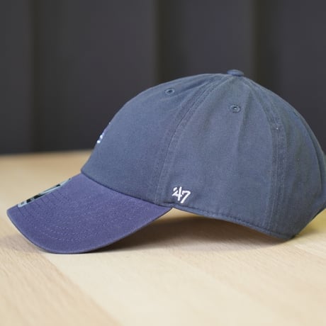 47BRAND フォーティーセブン キャップ 47 クリーンナップ ロサンゼルス・ドジャース YUKARI HAYASHI Mini Logo ネイビー / ライトネイビー