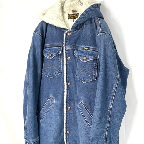 デニムボアフードコート　【Wrangler】 （USED）