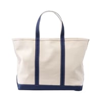L.L.Bean　エルエルビーン　ボート・アンド・トート、オープン・トップ　L.L.ビーン Boat and Tote Large Blue Trim