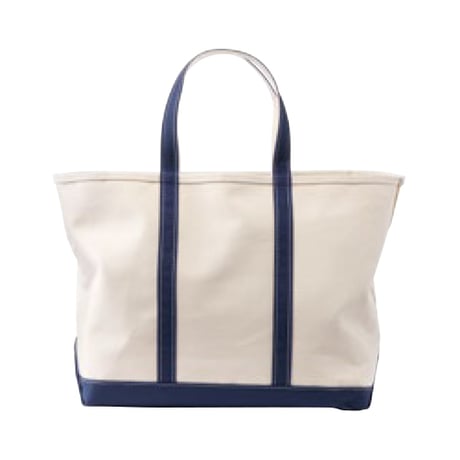 L.L.Bean　エルエルビーン　ボート・アンド・トート、オープン・トップ　L.L.ビーン Boat and Tote Large Blue Trim