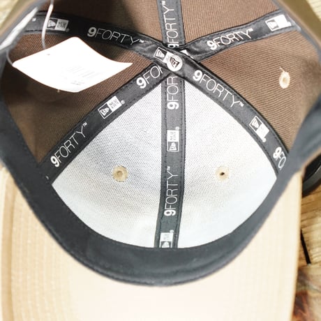 NEW ERA・ニューエラ　9FORTY 2-Tone Woven Label サンディエゴ・パドレス ウォルナット カーキバイザー 14667826