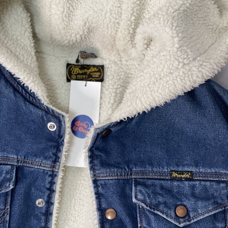 デニムボアフードコート　【Wrangler】 （USED）