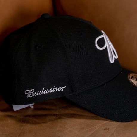 NEW ERA・ニューエラ　9FORTY Budweiser バドワイザー Bロゴ（ブラック）