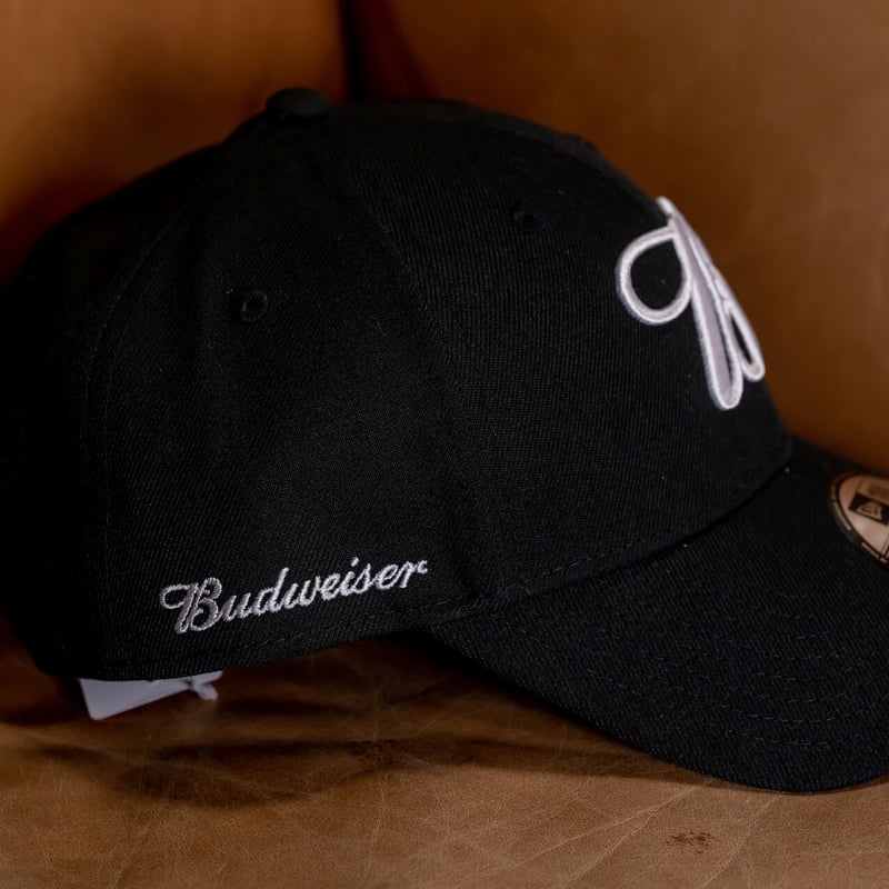 NEW ERA・ニューエラ 9FORTY Budweiser バドワイザー Bロゴ（ブラック）