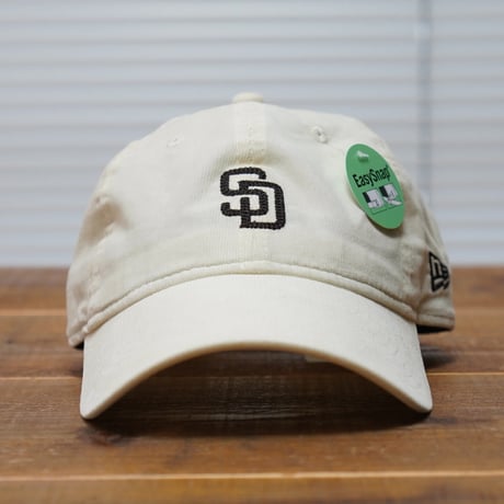 NEWERA・ニューエラ　9TWENTY MLB Summer Corduroy サンディエゴ・パドレス クロームホワイト