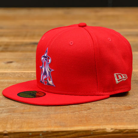 NEWERA・ニューエラ　  59FIFTY Tetsuya Nakamura NANZUKA GALLERY ロサンゼルス・エンゼルス スカーレット