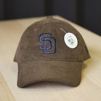 NEW ERA・ニューエラ 9TWENTY Corduroy コーデュロイ サンディエゴ・パドレス ウォルナット