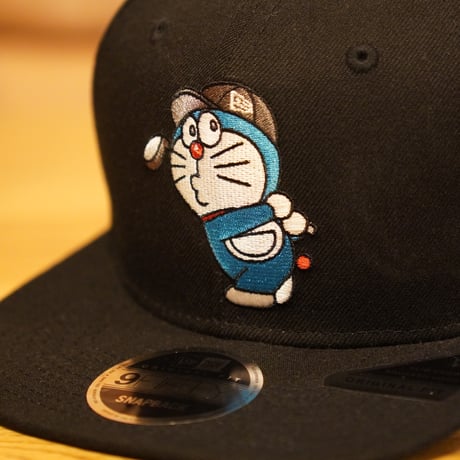 NEW ERA・ニューエラ 9FIFTY Original Fit ゴルフ キャップ ドラえもん ショット ブラック 13546262