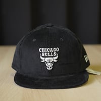 NEW ERA・ニューエラ 9FIFTY NBA Black and White コーデュロイ シカゴ・ブルズ ブラック