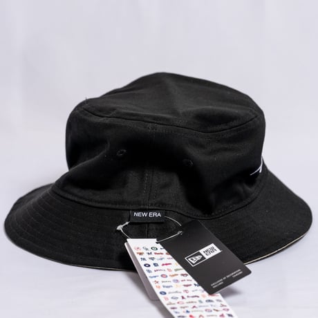 NEW ERA・ニューエラ　 バケット01 MLB Reversible Hat リバーシブル シカゴ・ホワイトソックス（ブラック/ペブル）（M/Lサイズ）