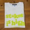 DE SINGSMAN　\"stakes is high\" Tee 12inchタイトル Reタイポグラフィック（White）