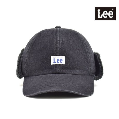 Lee EARFLAP CAP DENIM BLACK