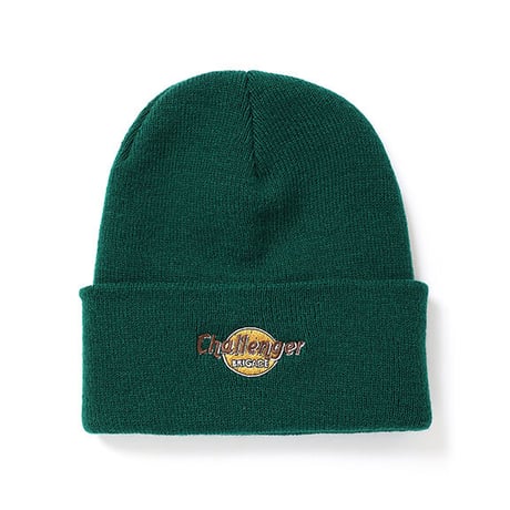 チャレンジャー CHALLENGER　MUD LOGO KNIT CAP（BLACK）