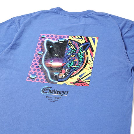 チャレンジャー CHALLENGER xLOVE EAR ART TIGER TEE FLO BLUE