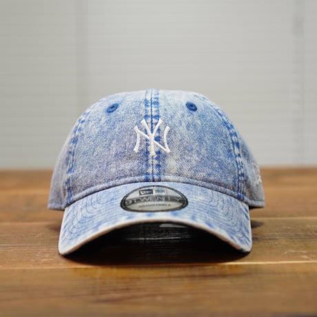 NEWERA・ニューエラ　9TWENTY Chemical Wash ニューヨーク・ヤンキース ネイビー