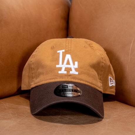 NEW ERA・ニューエラ　  9THIRTY Washed Duck ロサンゼルス・ドジャース（ライトブロンズ・ブラウンバイザー）　大谷翔平　SHOHEI OHTANI