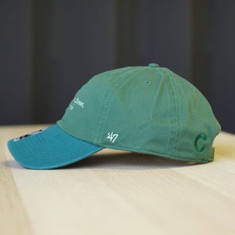 47BRAND フォーティーセブン キャップ 47 クリーンナップ シカゴ・カブス YUKARI HAYASHI Stadium Address ダークグリーン / パシフィックグリーン