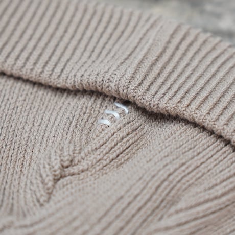 HUNTISM ハンティズム Roll Beige / Beige ワッチ ニット帽