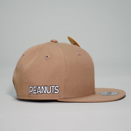 NEW ERA・ニューエラ　Youth 9FIFTY PEANUTS ピーナッツ スヌーピー クロームホワイト カーキ