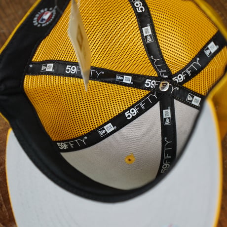 NEW ERA・ニューエラ　59FIFTY トラッカー Beautiful Beach ピッツバーグ・パイレーツ Aゴールド