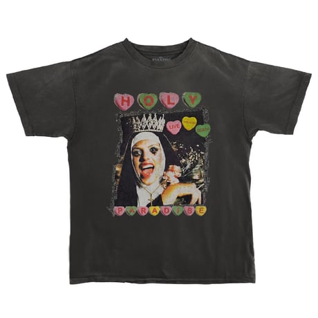 Paradise NYC/パラダイスニューヨーク/HOLY - LIVE THROUGH DEATH SS Tシャツ ブラック