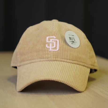 NEW ERA・ニューエラ 9TWENTY Corduroy コーデュロイ サンディエゴ・パドレス ベージュ