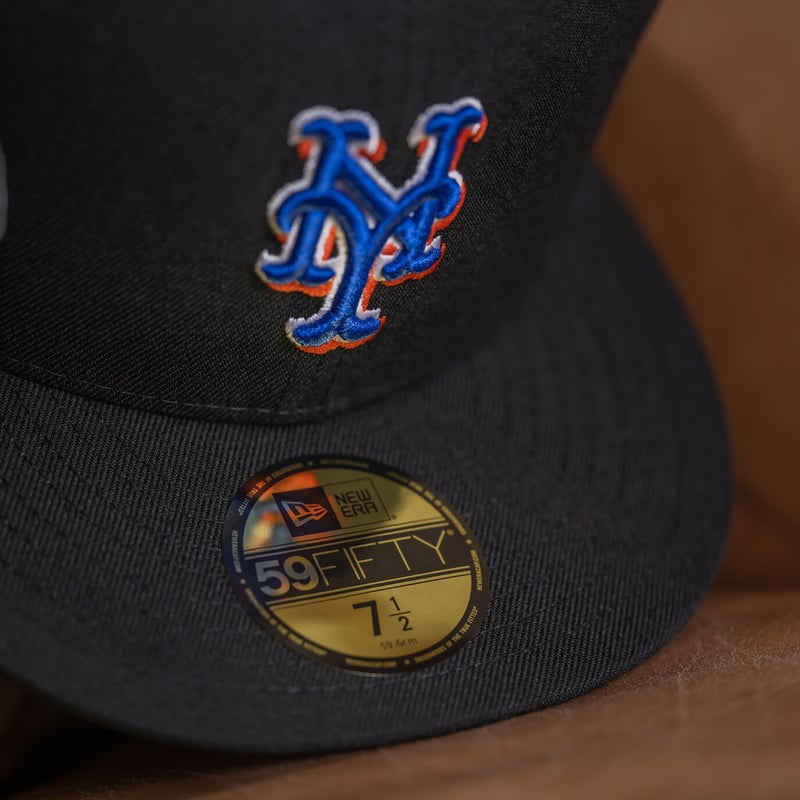 NEWERA・ニューエラ 59FIFTY MLB Pins ニューヨーク・メッツ（ブラック
