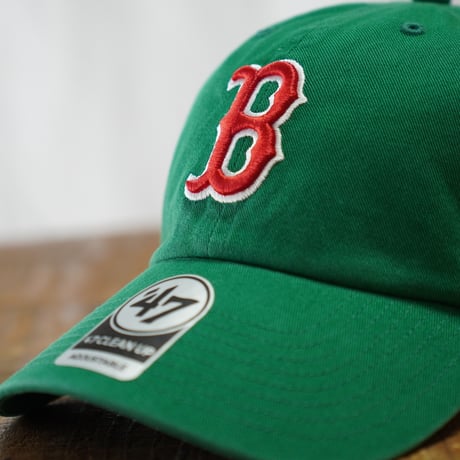 47BRAND フォーティーセブン キャップ ’47 クリーンナップ ボストン・レッドソックス ケリー '47 CLEAN UP B-RGW02GWS-KY