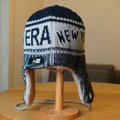 NEWERA・ニューエラ ニット トラッパー MLB Knit Trapper ニューヨーク・ヤンキース ミッドナイトネイビー  14312133