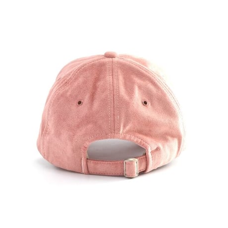 LEE CAP　LE LOW CAP FAKE SUEDE PINK