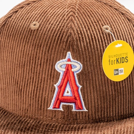NEW ERA・ニューエラ　 Youth 9FIFTY Los Angeles City Corduroy コーデュロイ ロサンゼルス・エンゼルス（チョコ）