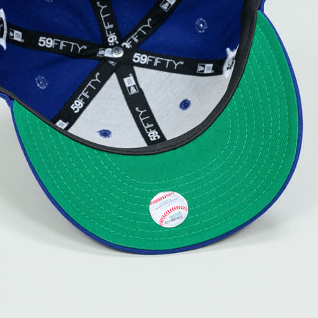 NEW ERA・ニューエラ　LP 59FIFTY ロサンゼルス・ドジャース MLB チームロゴアーカイブ ダークロイヤル　大谷翔平　SHOHEI OHTANI