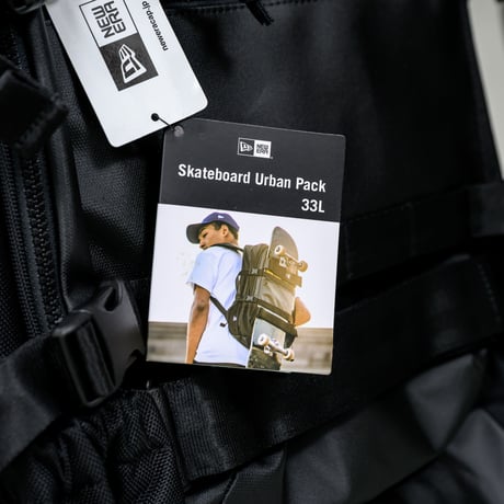 NEW ERA・ニューエラ　 スケートボード アーバンパック 33L TPU（ブラック）