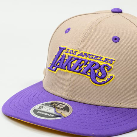 NEW ERA・ニューエラ　  LP 9FIFTY NBA Color Custom ロサンゼルス・レイカーズ ペブル トゥルーパープルバイザー　八村塁　Rui Hachimura