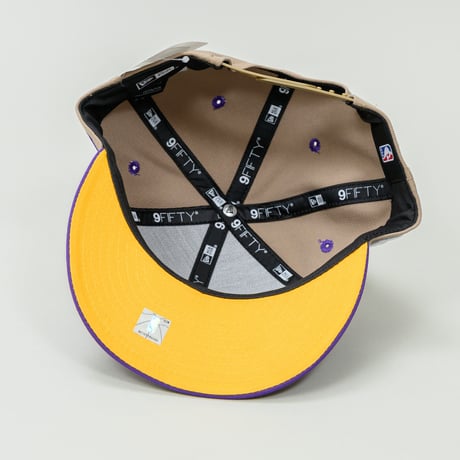 NEW ERA・ニューエラ　  LP 9FIFTY NBA Color Custom ロサンゼルス・レイカーズ ペブル トゥルーパープルバイザー　八村塁　Rui Hachimura