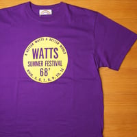 STEREO8 Watts Summer Fest 68' Tee: Purple プリント Tシャツ パープル XL
