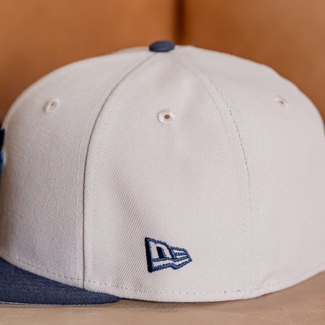 NEWERA・ニューエラ　 59FIFTY MLB Stone Color ニューヨーク・ヤンキース ストーン ネイビーバイザー