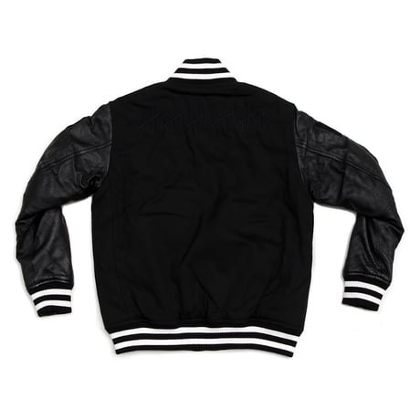 Vintage/deadstock　NEW ERA ニューエラ　STADIUM JKT NEYYAN FULL PATCH BLK BLK（L）