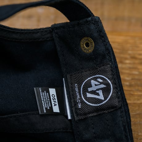 47BRAND フォーティーセブン ホワイトソックス キャップ トナル ’47 ブラック WHITE SOX TONAL ’47 CLEAN UP BLACK B-RGW06GWSNL-BK8