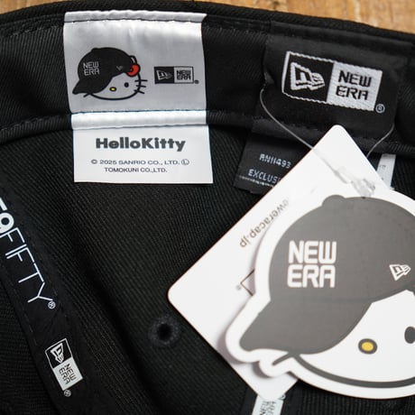 NEW ERA・ニューエラ　59FIFTY HELLO KITTY キャップ ブラック　キティちゃん　14348625