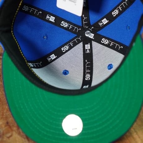 NEW ERA・ニューエラ　59FIFTY Powered by GORO NAKATSUGAWA（min-nano）ロサンゼルス・ドジャース スエットバンドブルーバイザー ライトネイビー